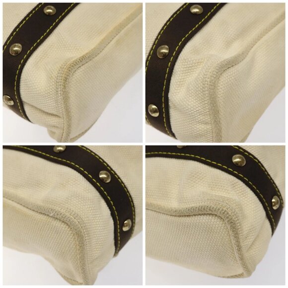 LOUIS VUITTON Cabas MM Antigua Tote Bag Brown Beige M40036 LV Auth hk2632 - Picture 14 of 16